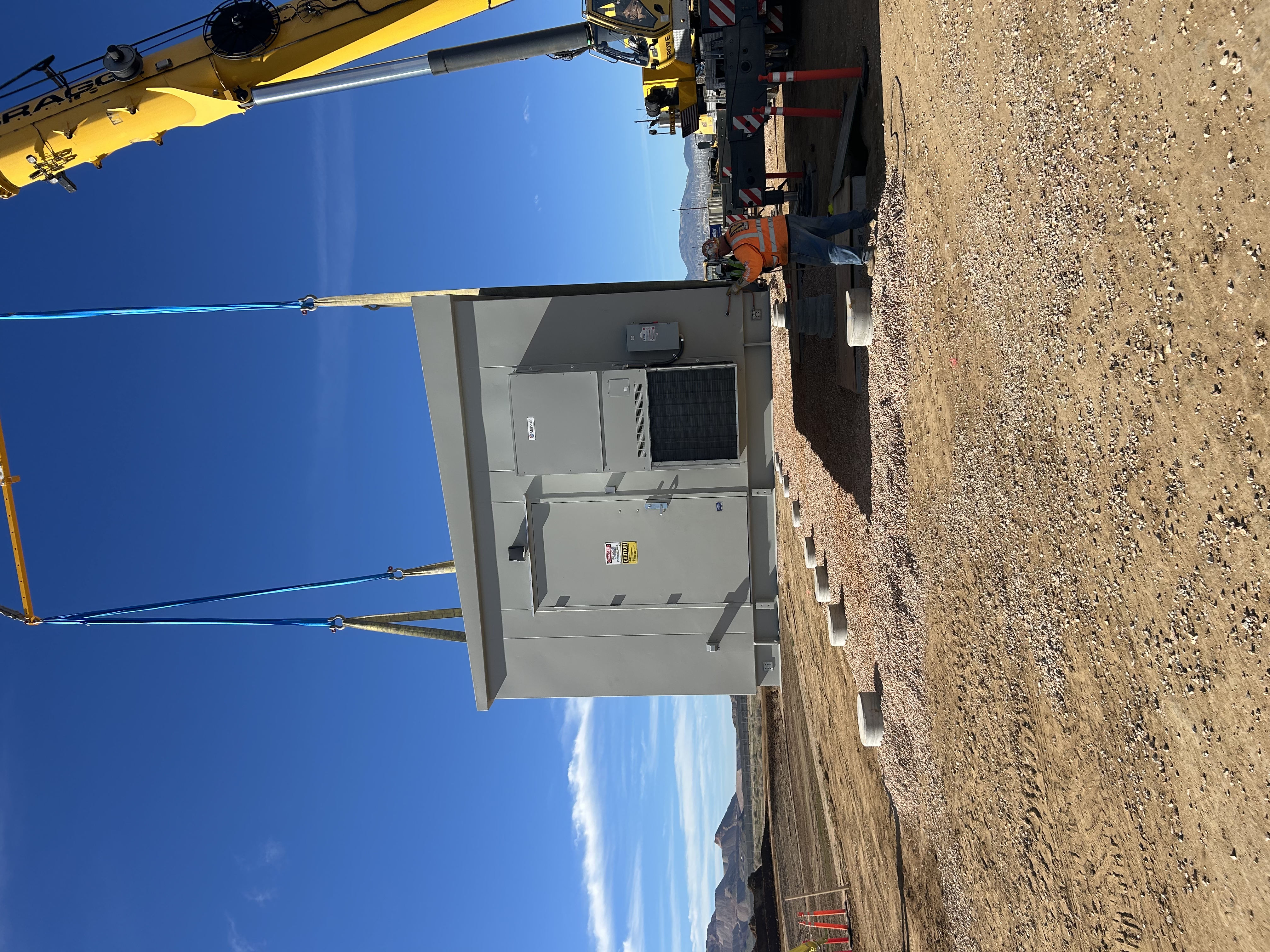 Crane placement