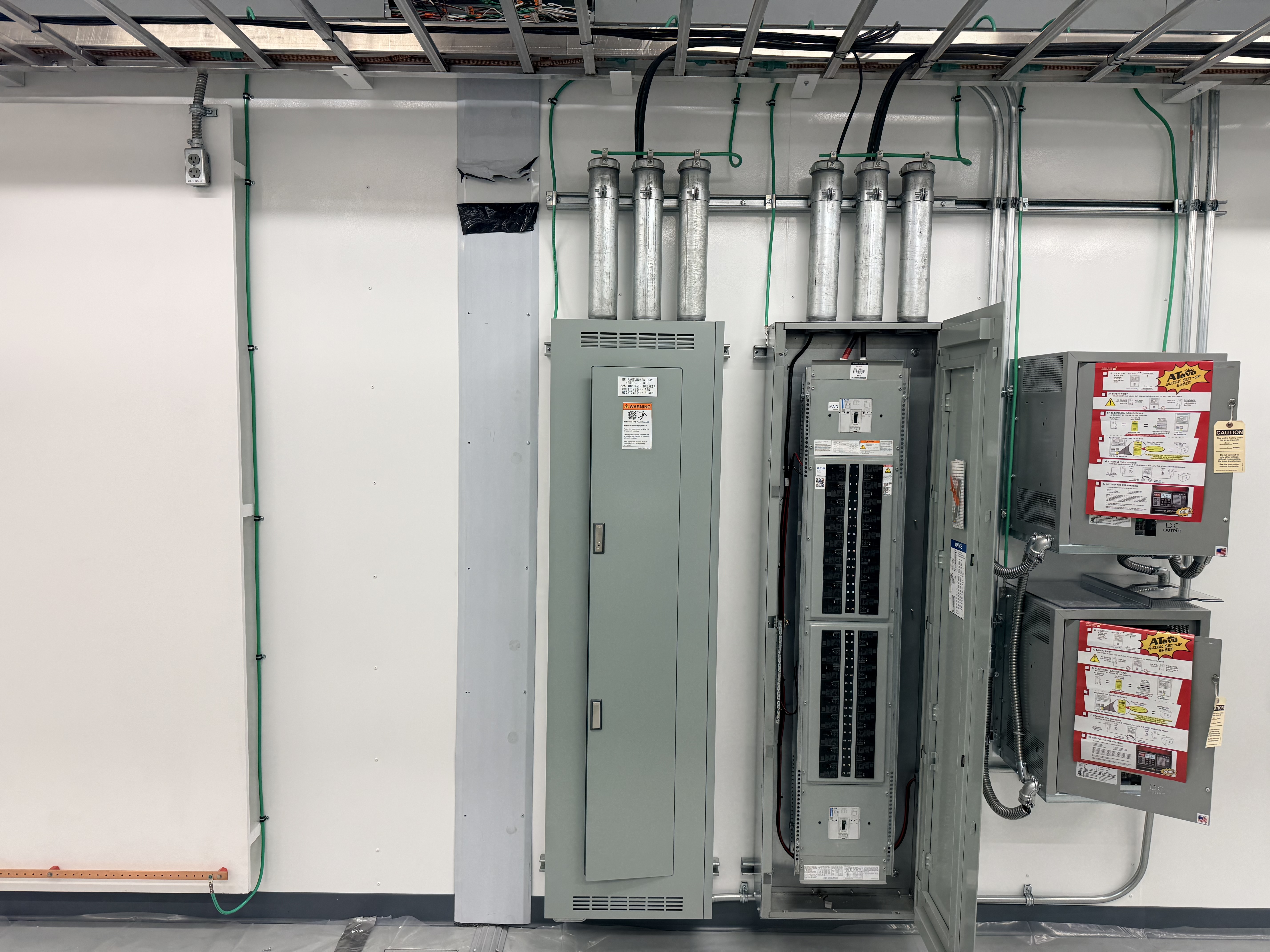 Switchgear wall detail