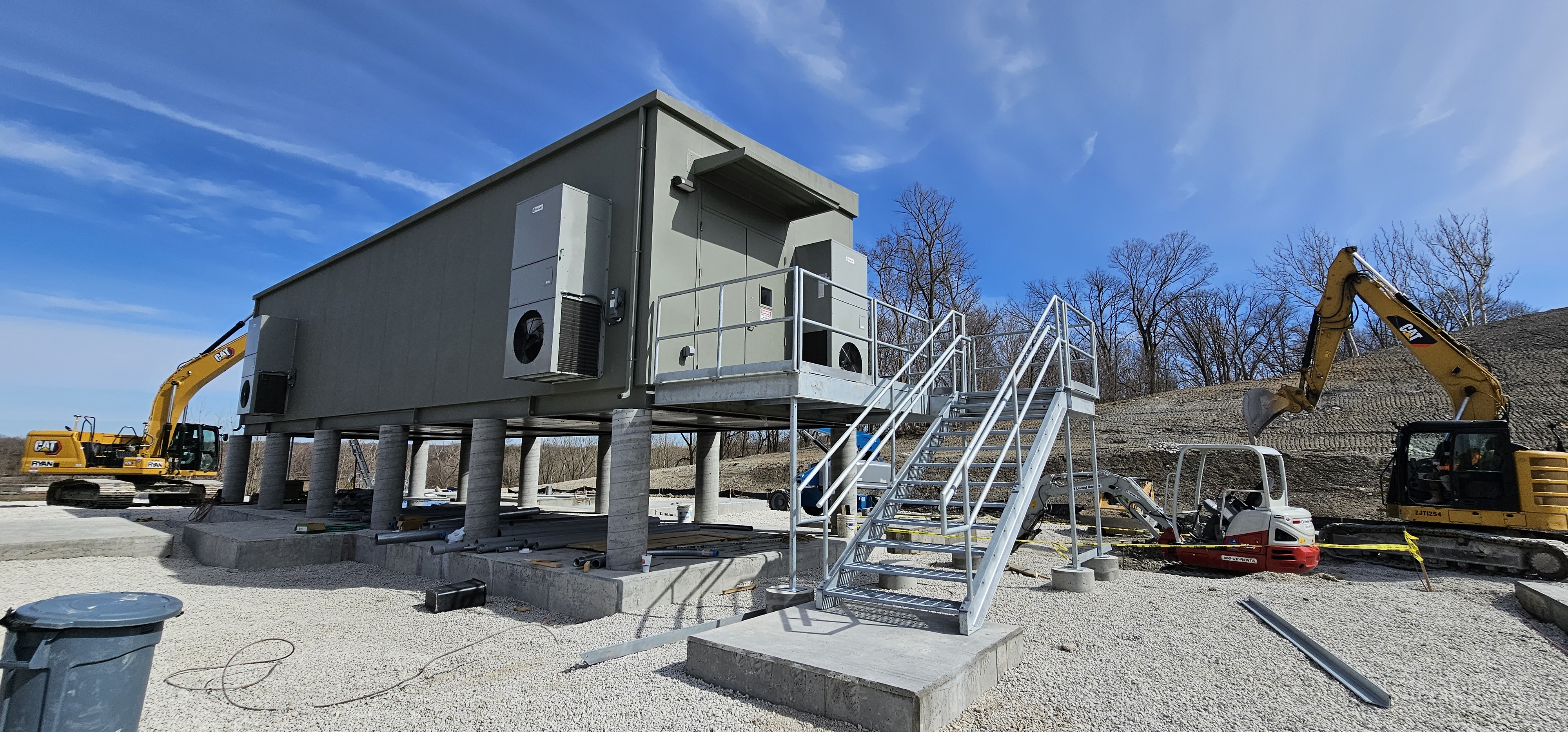 Building on piers